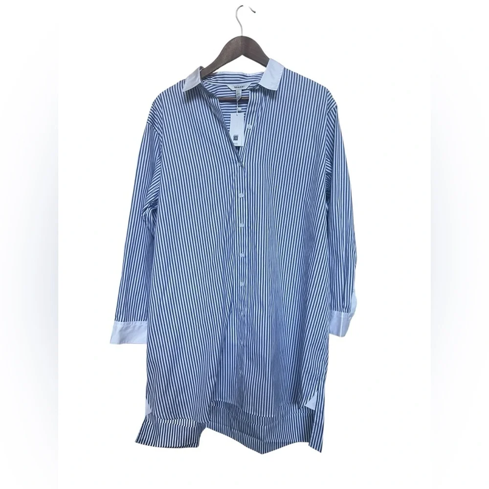 Spanx Poplin Women’s Shirt Dress - Picture 6 of 16